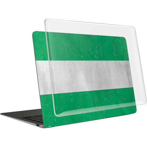 Nigeria Flag Distressed MacBook Air 15in (2023-2025) Case plus Skin